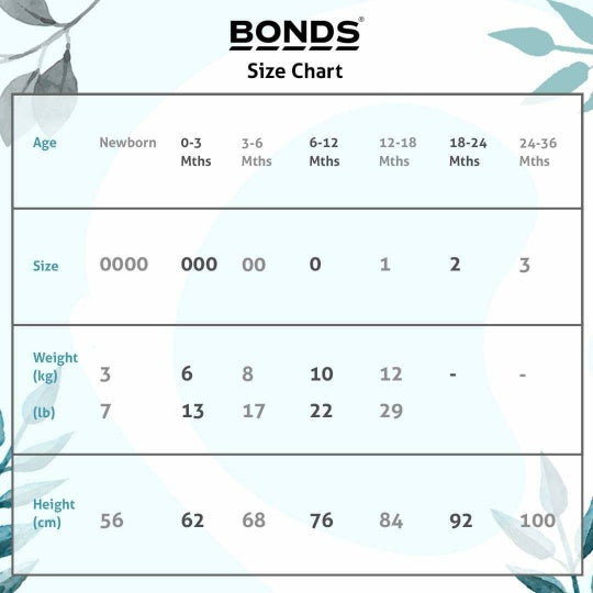 BONDS 2 way zip wondersuit - under the sea