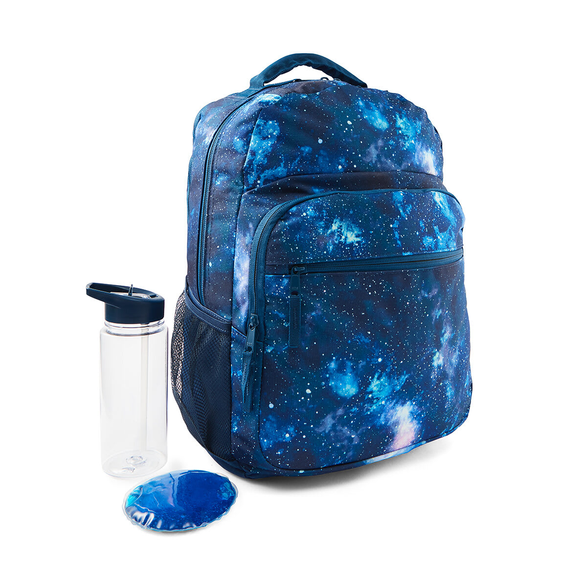 3 piece set backpack - galaxy
