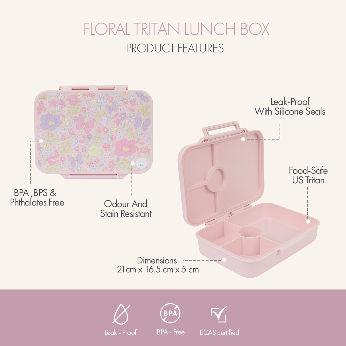 Botanica Tritan Lunchbox - 4 Compartments
