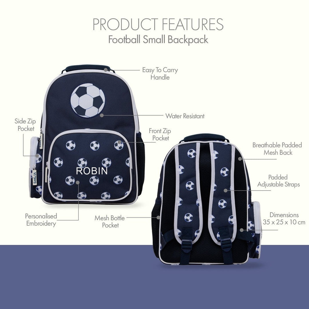 Football kids backpack