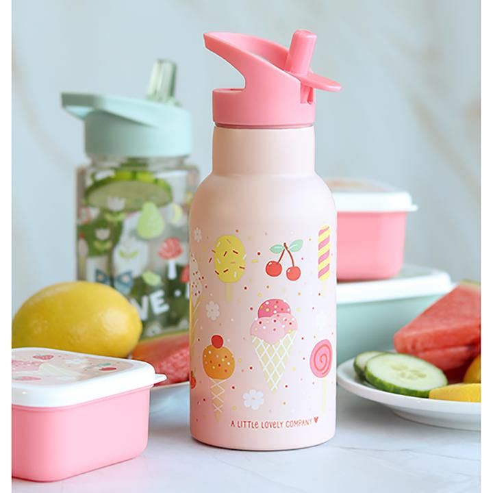 Insulated Stainless Steel Drink Bottle - ice cream