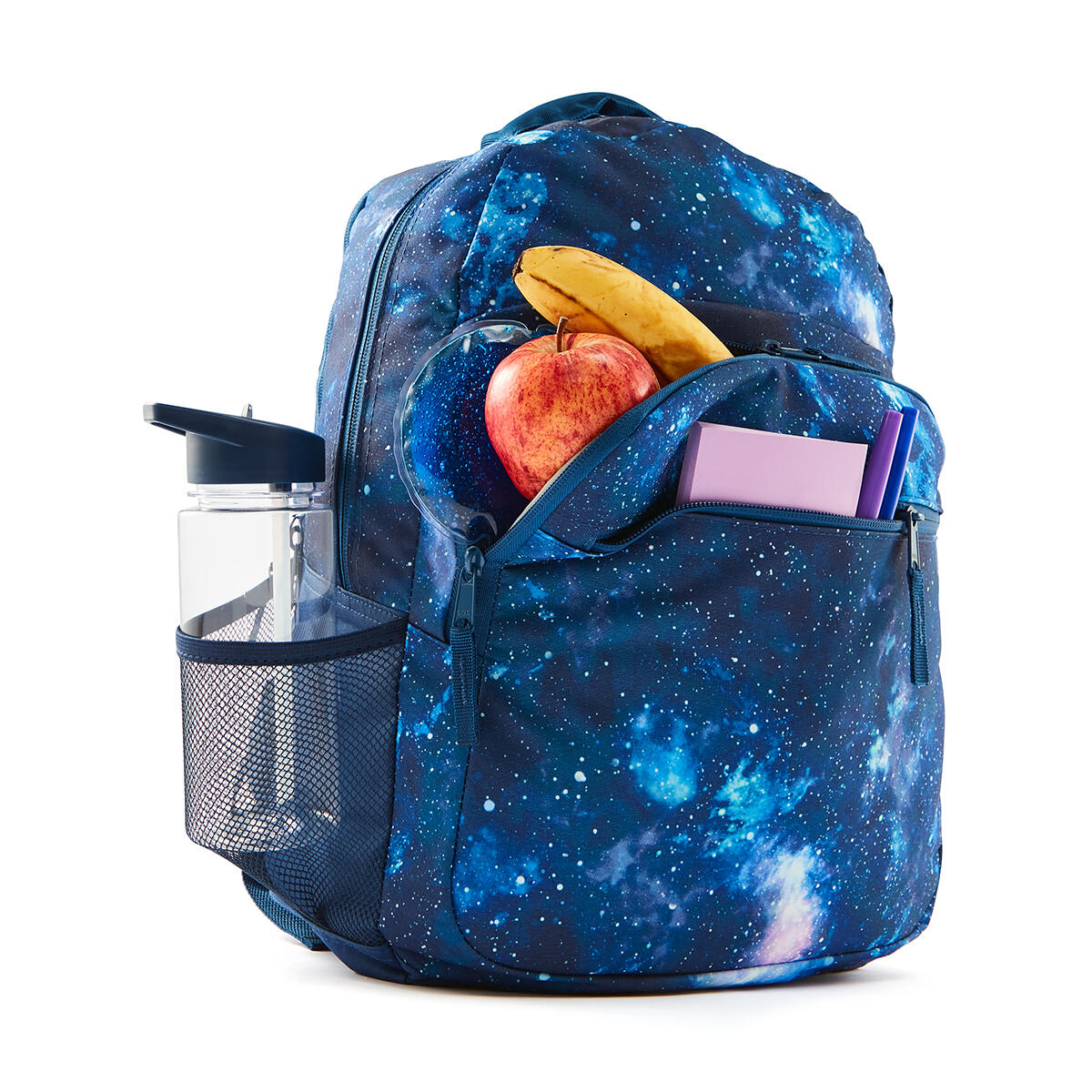 3 piece set backpack - galaxy