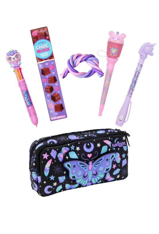 6 Piece Pencil Case & Stationery Goodies Bundle 3