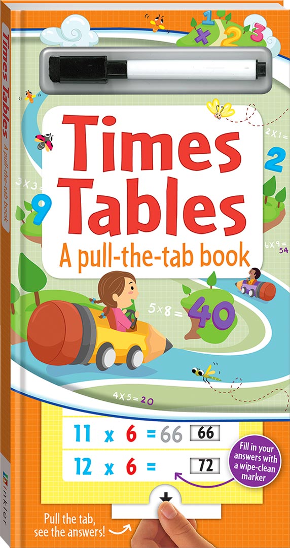 Times tables - a pull-the-tab book