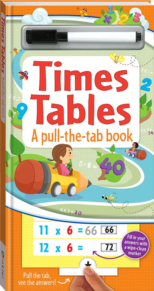Times tables - a pull-the-tab book