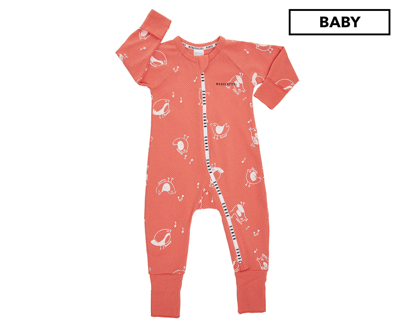 BONDS baby wondercool eyelet zip wondersuit