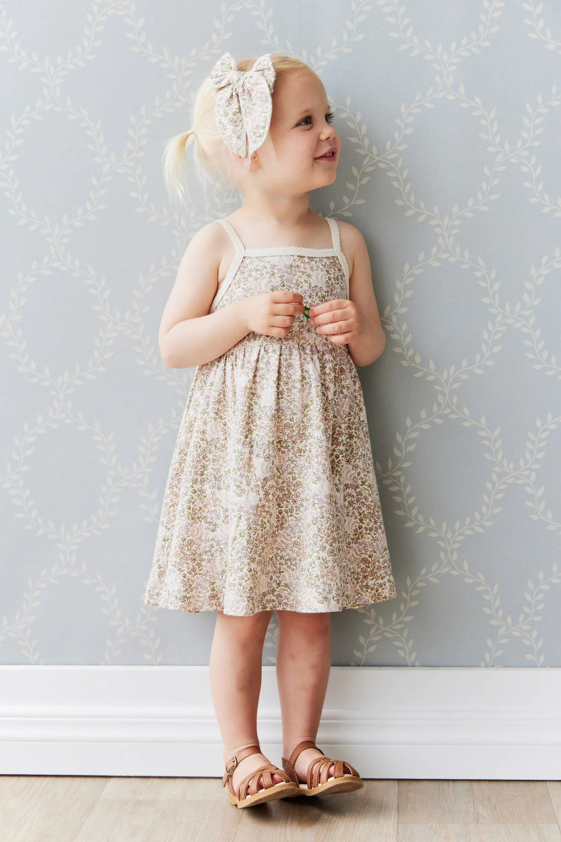 Organic Cotton Samantha Dress - April Eggnog