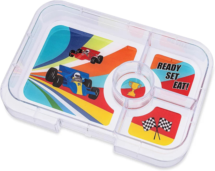 YUMBOX Tapas 4 COMPARTMENTS - Race Cars