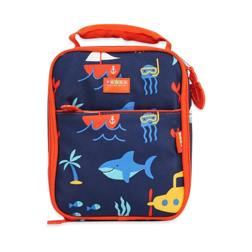 Large Insulated Lunch Bag - Anchors Away