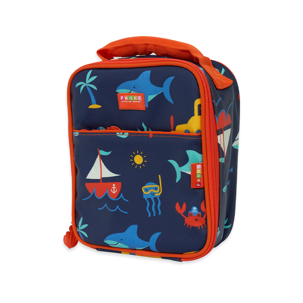 Large Insulated Lunch Bag - Anchors Away