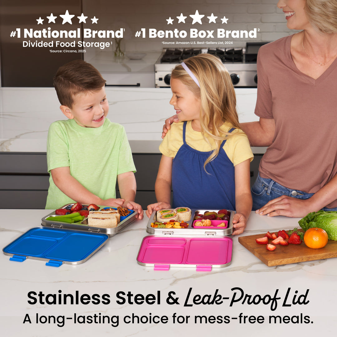 Bentgo stainless steel lunchbox - blue
