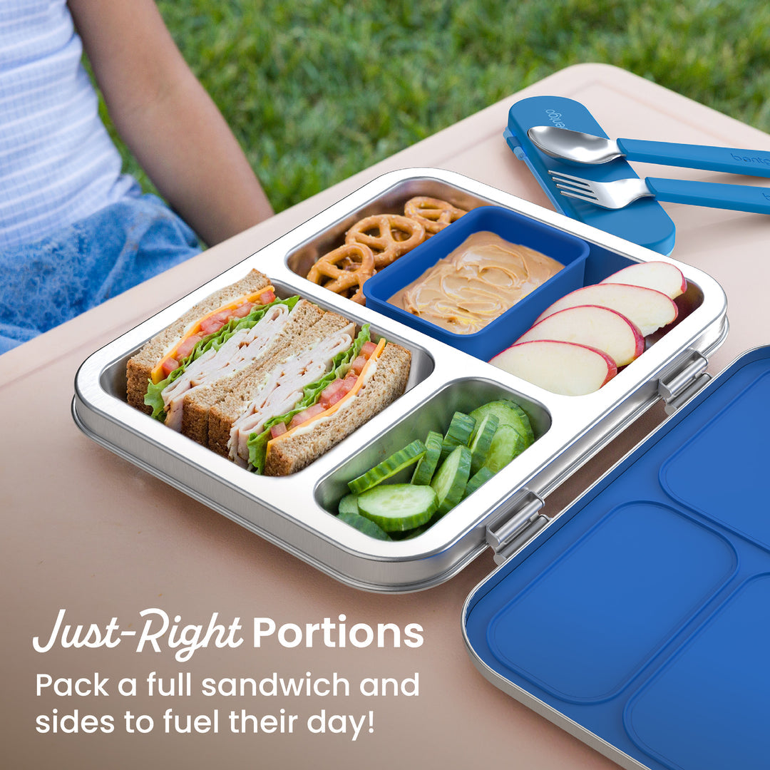 Bentgo stainless steel lunchbox - blue