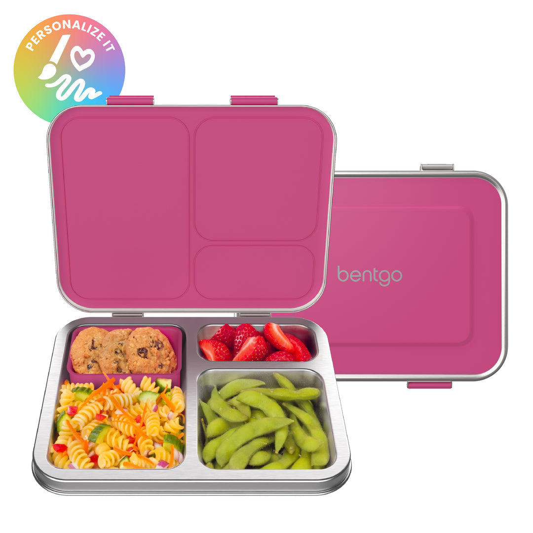 Bentgo stainless steel lunchbox - fuschia