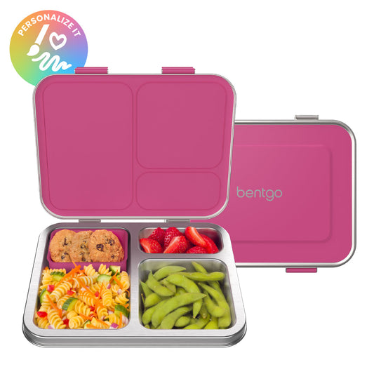 Bentgo stainless steel lunchbox - fuschia