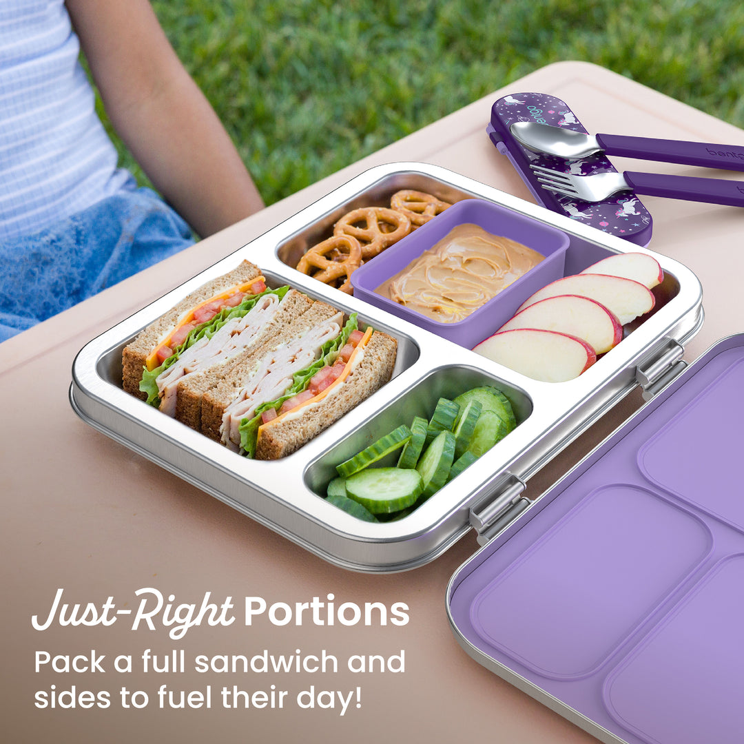Bentgo stainless steel lunchbox - unicorn