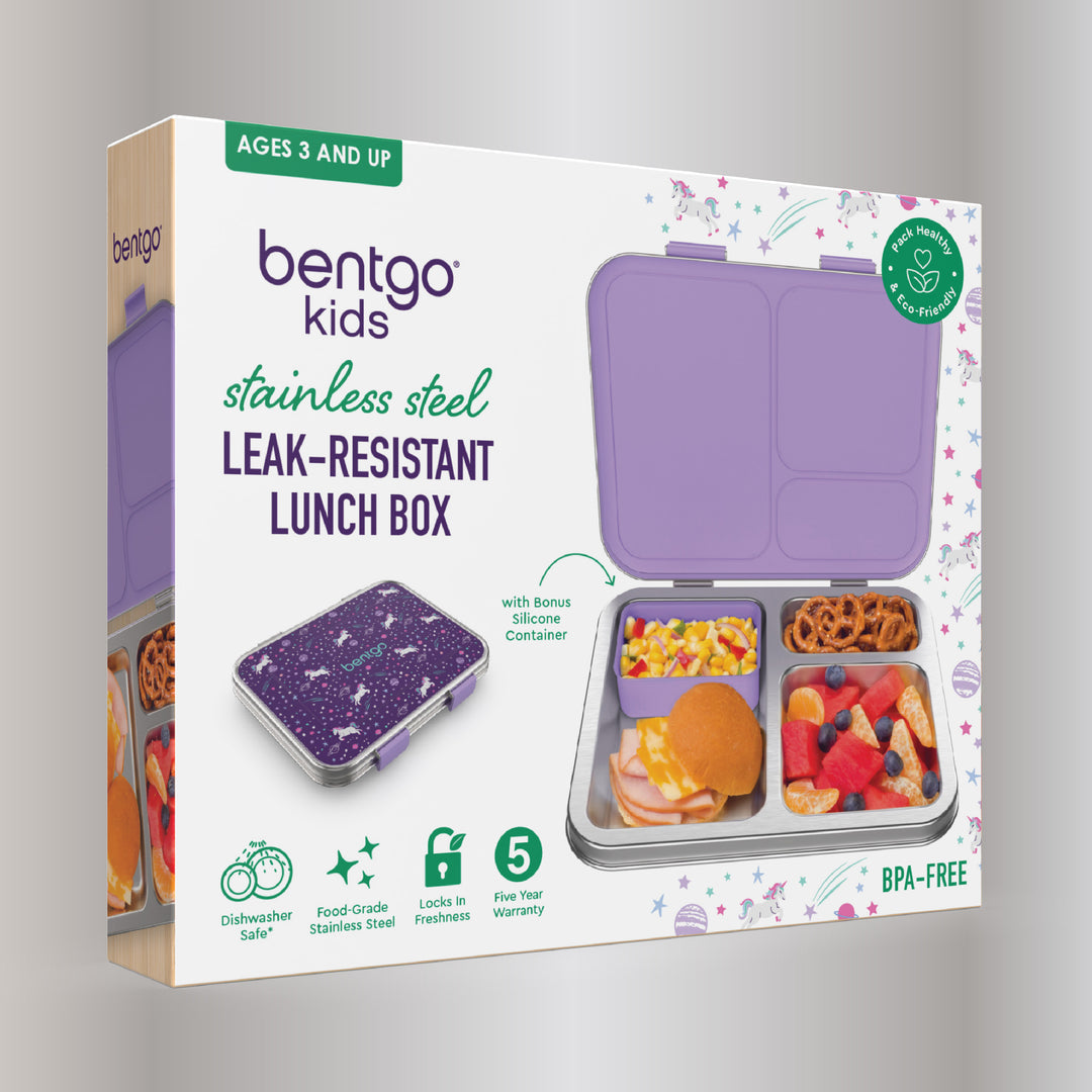 Bentgo stainless steel lunchbox - unicorn