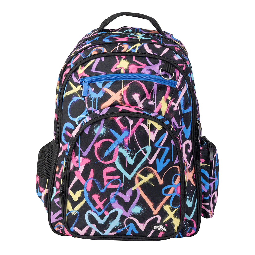 Big Kids Backpack - Hearts