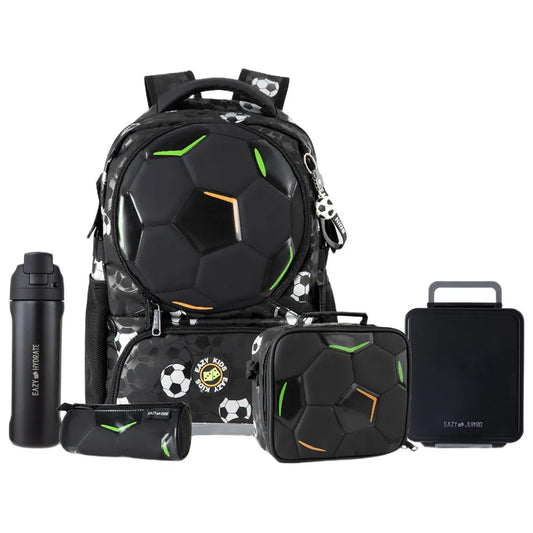 Backpack set - football black