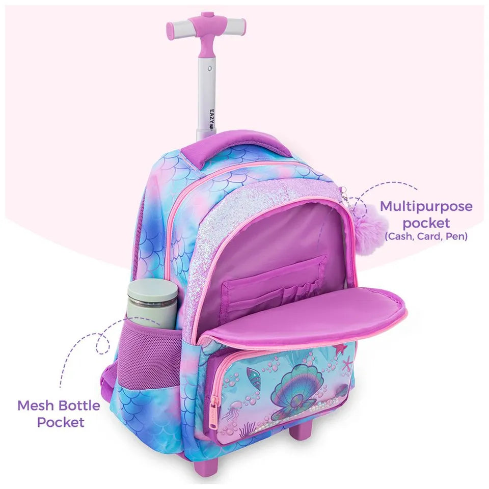 Trolley Set - 7 pieces Mermaid pink