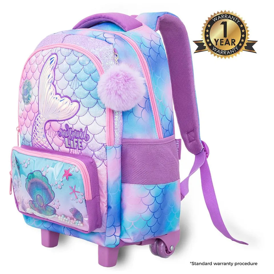 Trolley Set - 7 pieces Mermaid pink