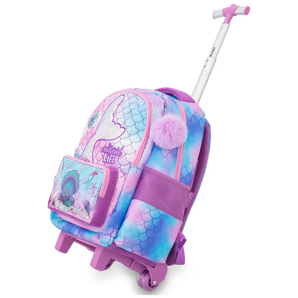 Trolley Set - 7 pieces Mermaid pink