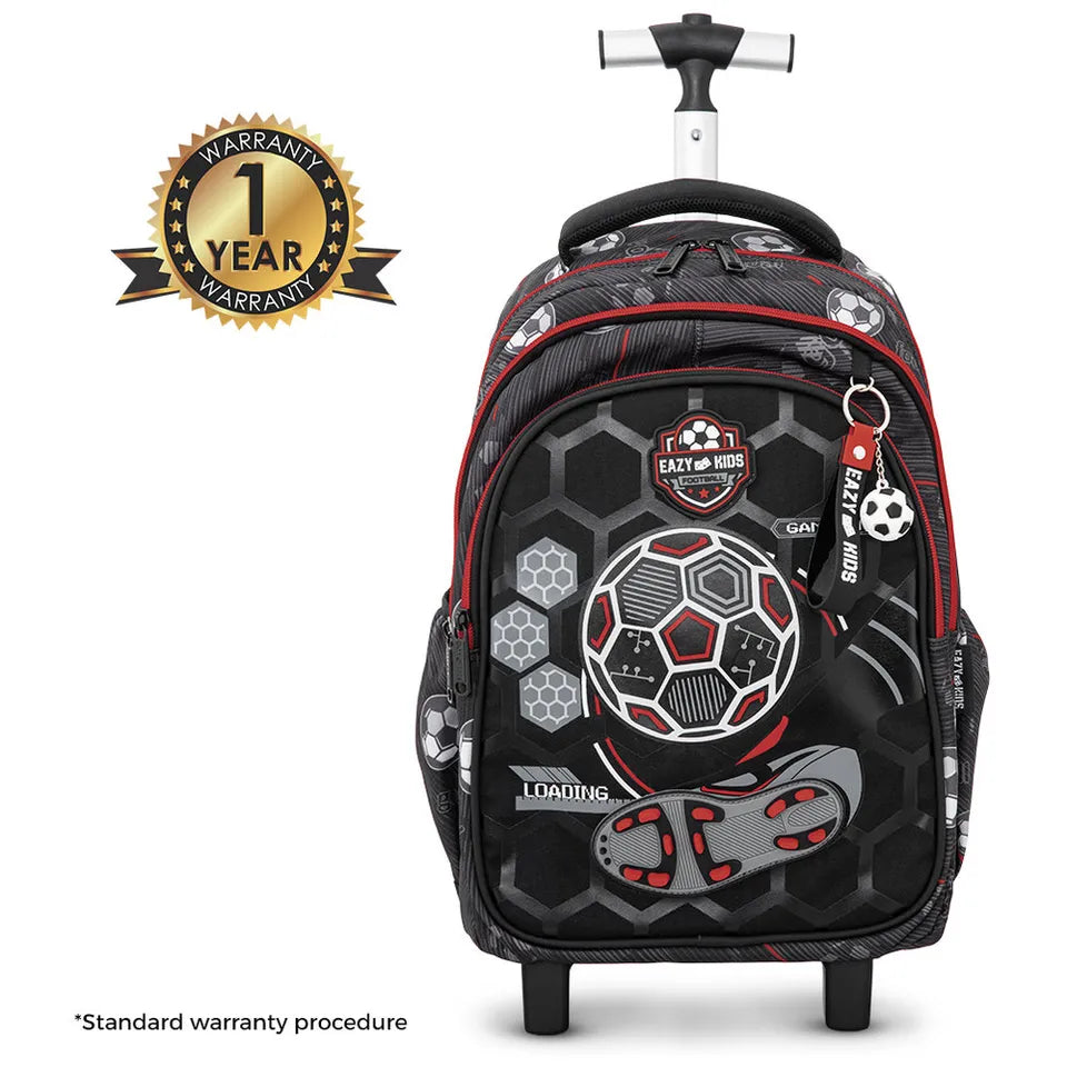 Trolley Set - 7 pieces football black/red