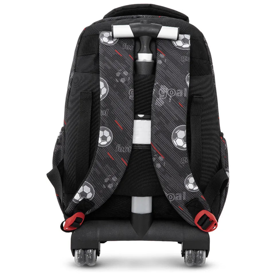 Trolley Set - 7 pieces football black/red