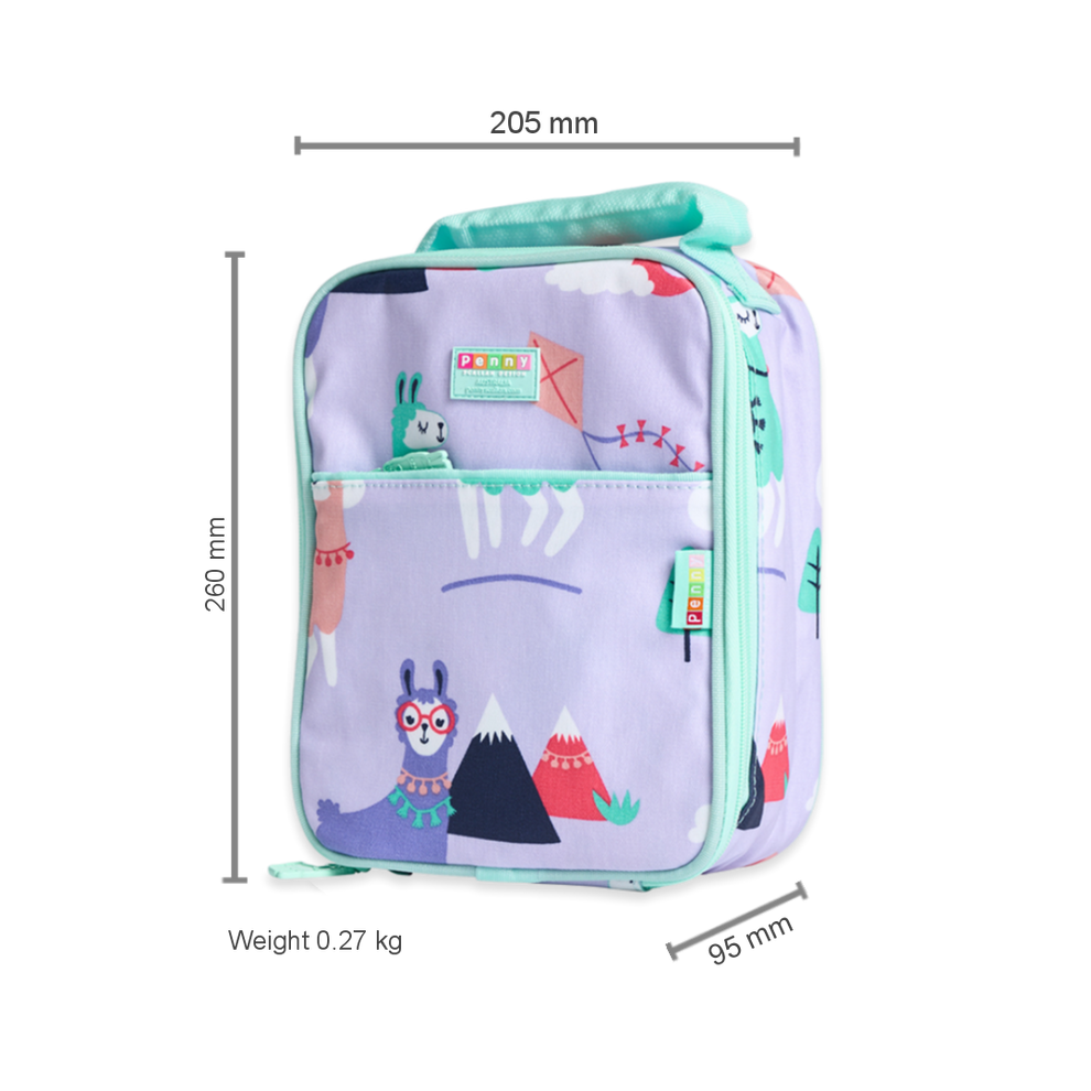 Large Insulated Lunch Bag - Loopy Llama