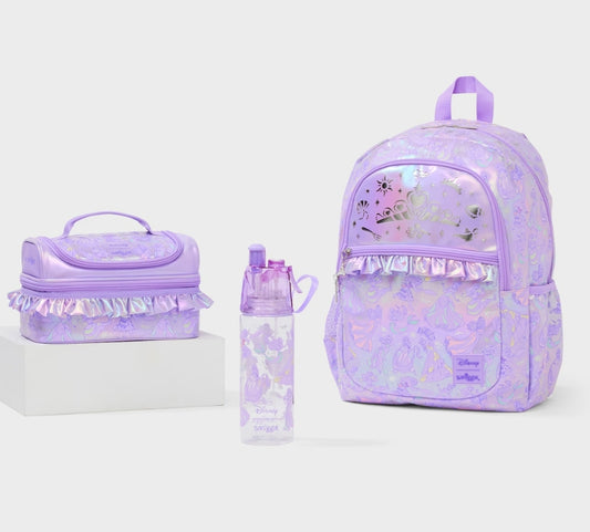 Disney Princess 3 Piece Classic Backpack Bundle