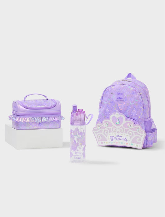 Disney Princess 3 Piece Character Hoodie Backpack Bundle