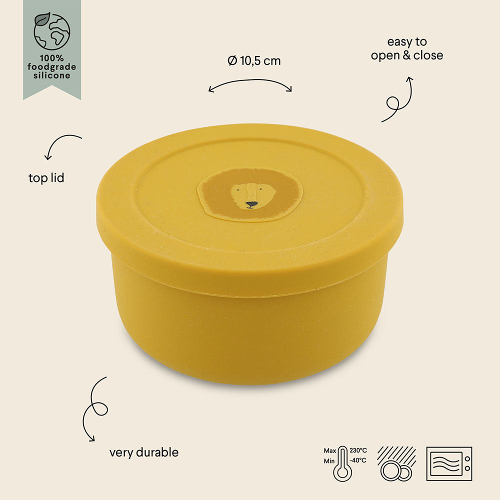 Silicone Snack Pot with Lid