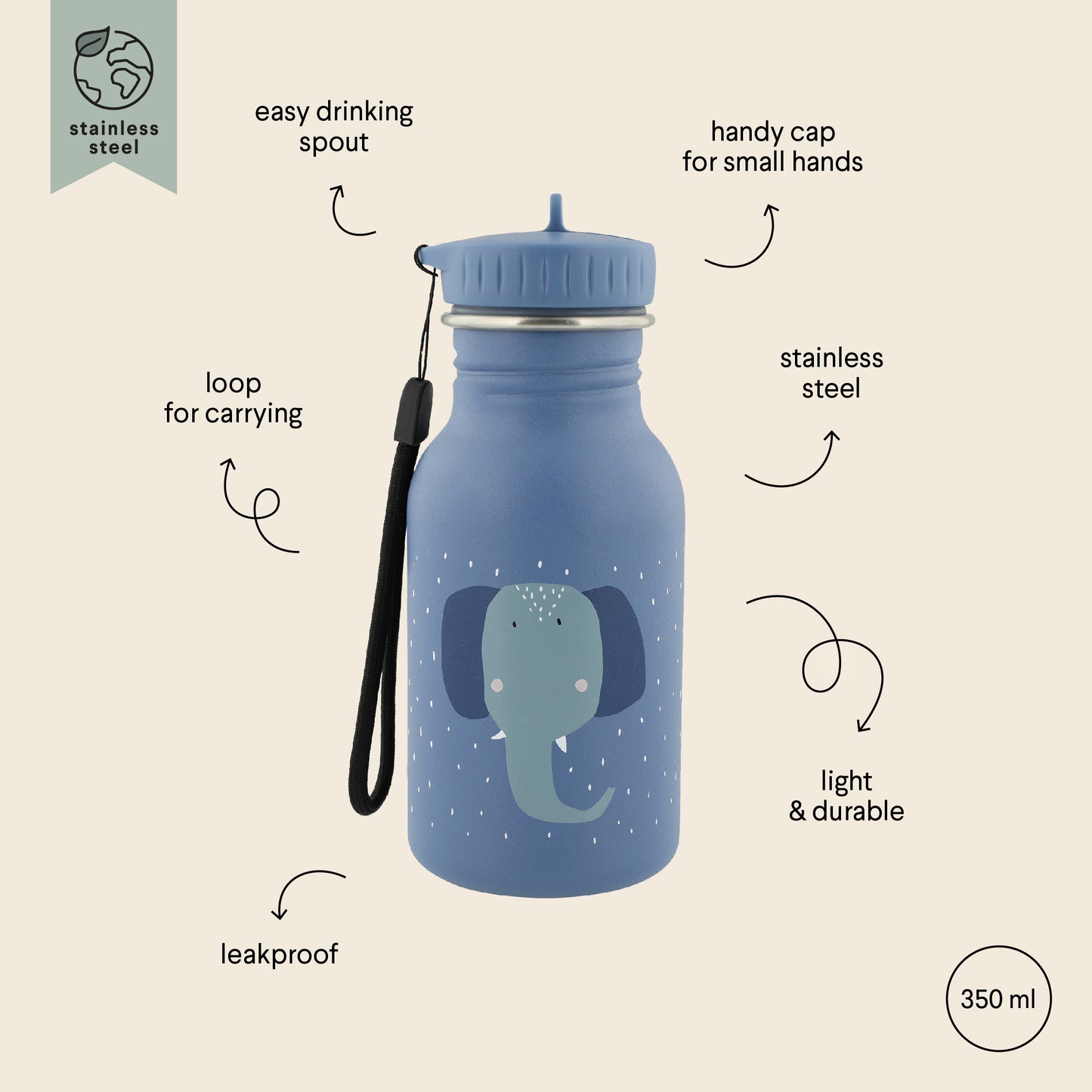 Bottle 350ml - Mrs Elephant