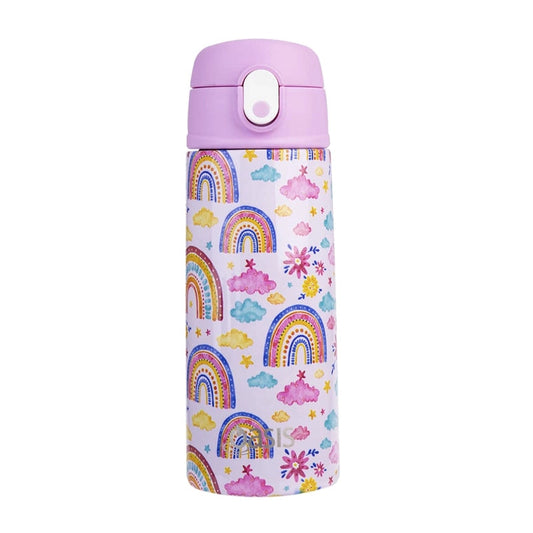 Oasis Insulated Drink Bottle with Sipper 550ml - Rainbow Sky