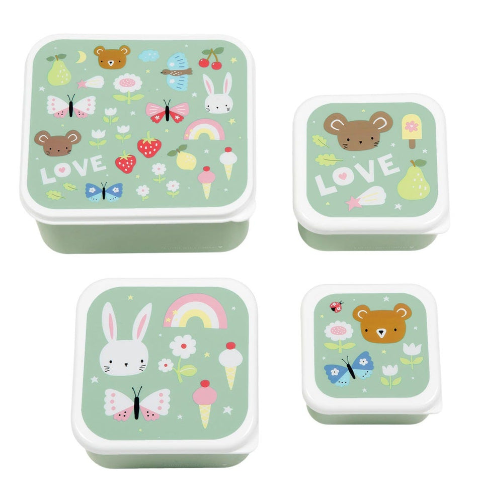 Lunch & Snack Box Set - 4 pieces